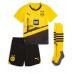 Borussia Dortmund Donyell Malen #21 Prima Maglia Bambino 2023-24 Manica Corta (+ Pantaloni corti)